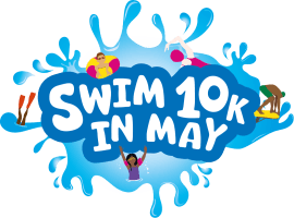 Swim 10k in May logo