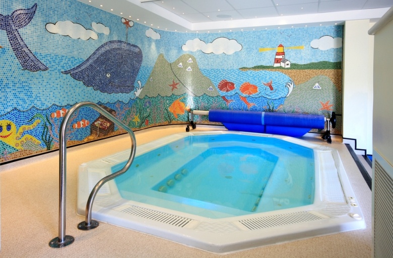 Hydrotherapy pool at Charlton Farm, Bristol