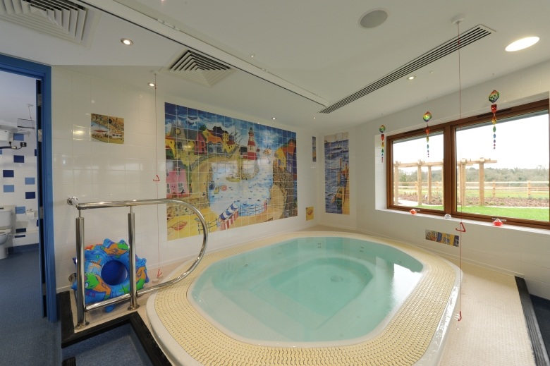 Little Harbour Children's Hospice hydrotherapy poo