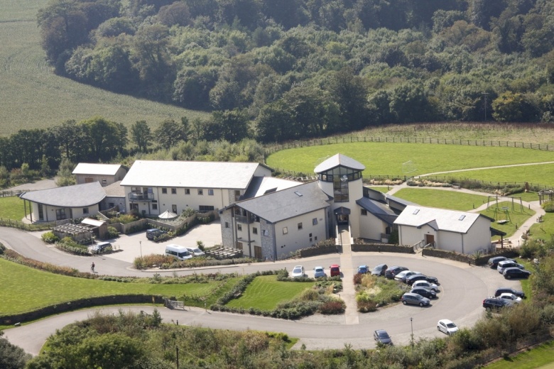 Aerial view of Little Harbour Children's Hospice