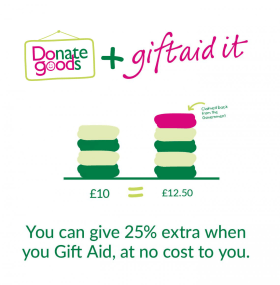 Gift Aid website graphic