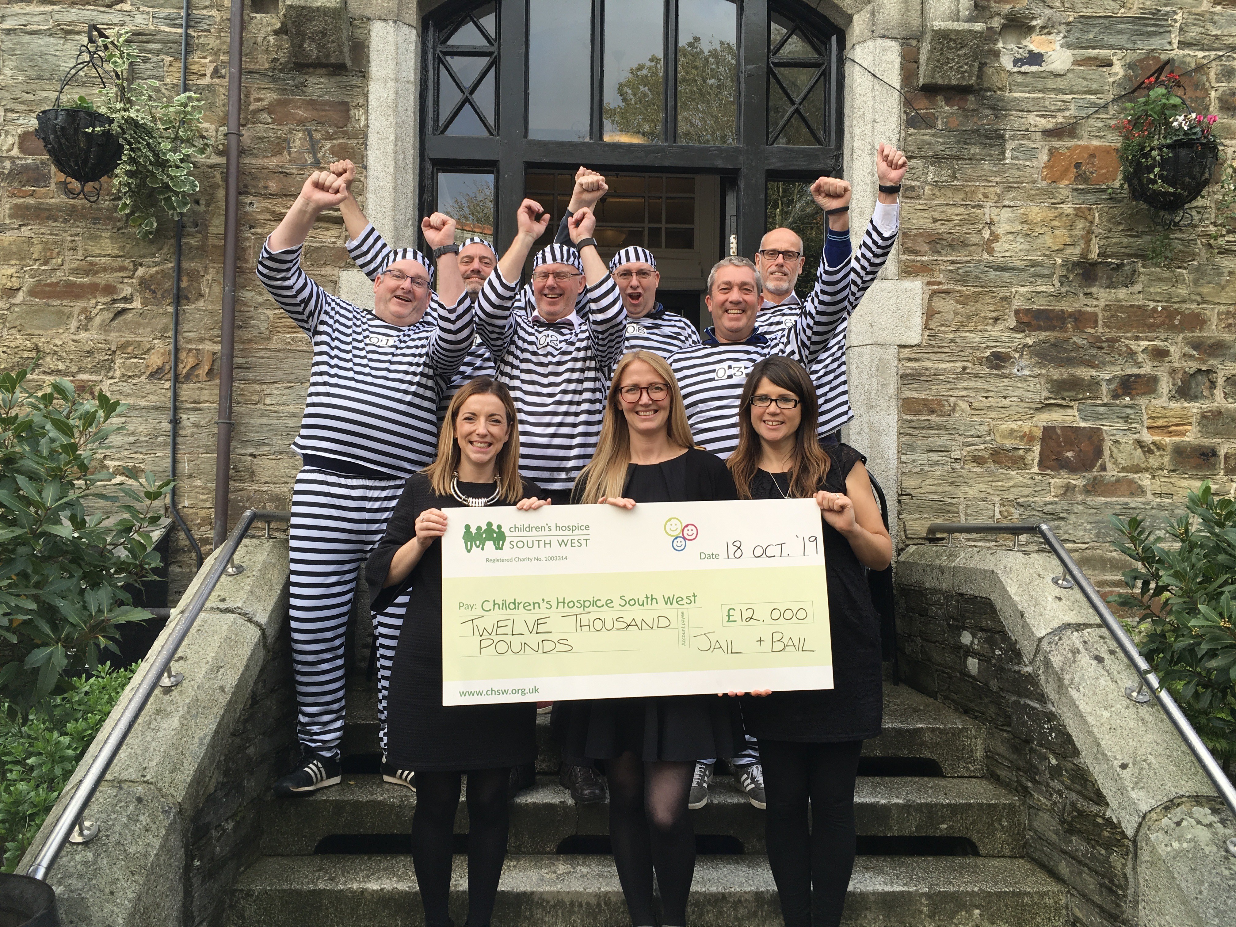 Over £12,000 raised at Jail and Bail in Bodmin
