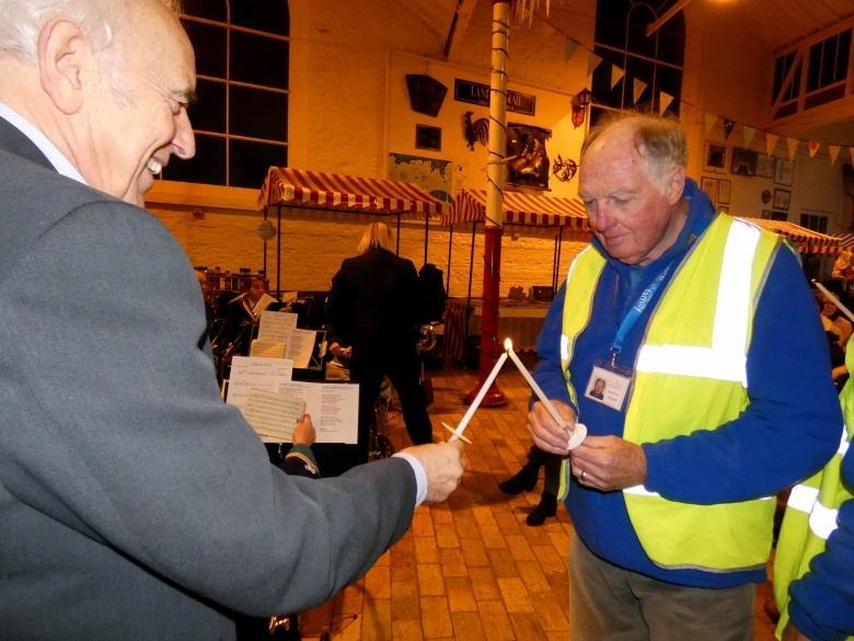 The Light Up a Life service at Bideford Pannier Market. Picture by Graham Hobbs