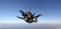 skydiver at Perranporth thumbnail