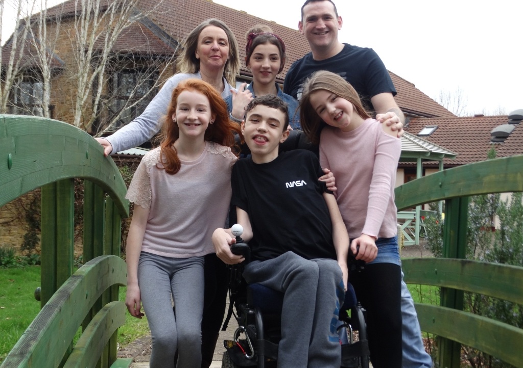 Dominic Stacey and his family have been receiving respite at Little Bridge House since 2011.