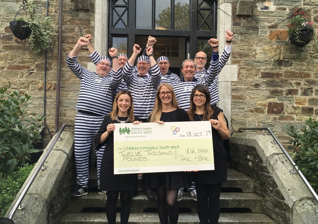 Over £12,000 raised at Jail and Bail in Bodmin