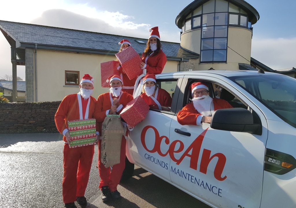 Ocean Housing Group celebrate being headline sponsor for Santas on the Run Eden