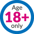 Age 18+ only