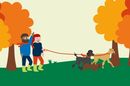 Dog walking challenge web square