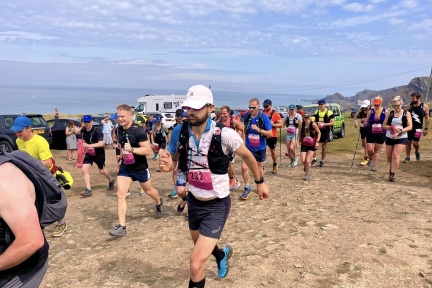 Tsunami ultra marathon runners