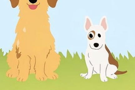 Charity dog show logo