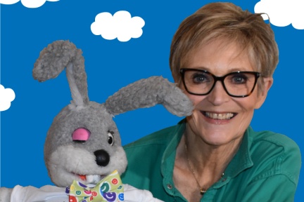 Judi Spiers and Gus Honeybun