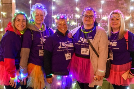 Participants at Moonlight Memory Walk Cornwall
