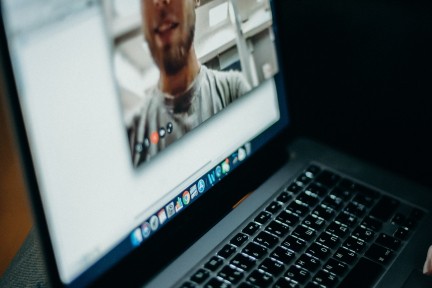 Turned on Macbook