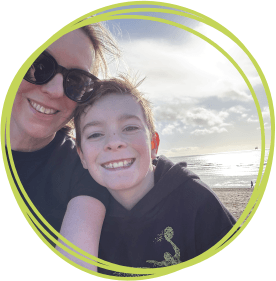 Lochie and mum
