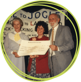 Beryl and Tony presenting cheque to Jill Farwell Beryl-and-Tony-with-Jill-Farwell