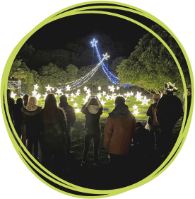 Moonlight Memory Walk at The Lost Gardens of Heligan. Pic by Charles Francis
