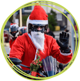 Motorbiking Santas will be raising Christmas cheers at Children’s Hospice South West this December