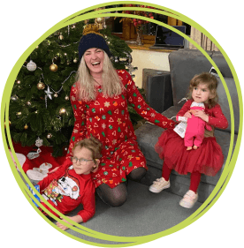 Polly, Peaches and Henry at Little Bridge House