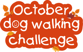 October Dog Walking Challenge logo