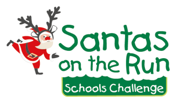 Santas on the Run Schools Challenge logo
