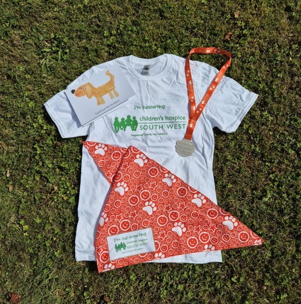 Dog walking challenge merch