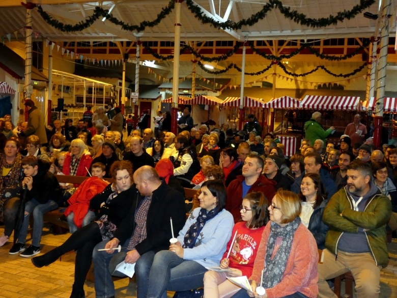 The Light Up a Life service at Bideford Pannier Market. Picture by Graham Hobbs