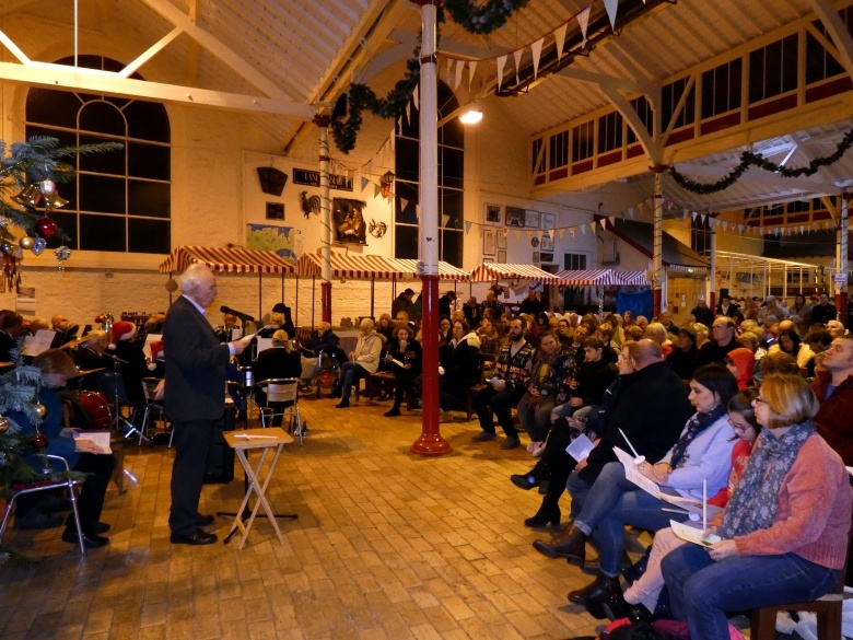 The Light Up a Life service at Bideford Pannier Market. Picture by Graham Hobbs