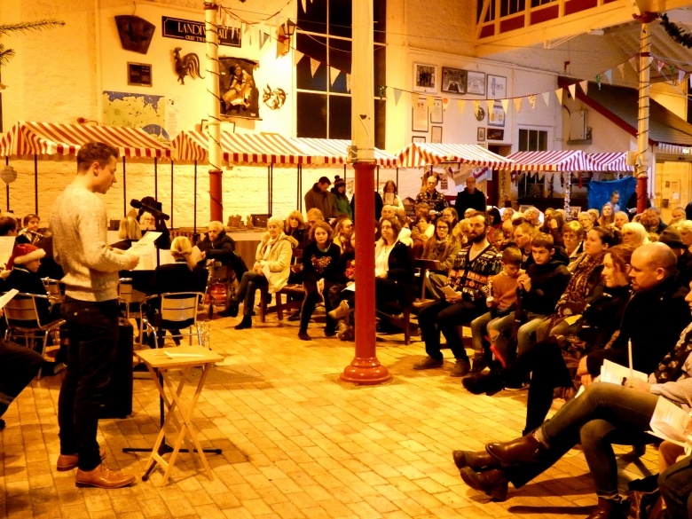 The Light Up a Life service at Bideford Pannier Market. Picture by Graham Hobbs