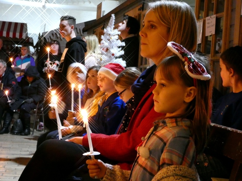 The Light Up a Life service at Bideford Pannier Market. Picture by Graham Hobbs