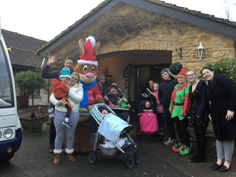 Gary the Stagecoach Rabbit at Little Bridge House
