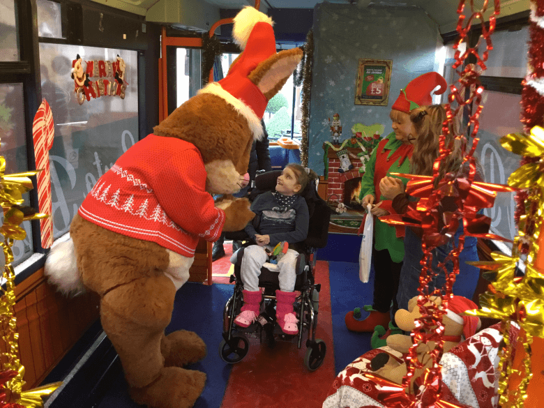 Gary the Stagecoach Rabbit at Little Bridge House