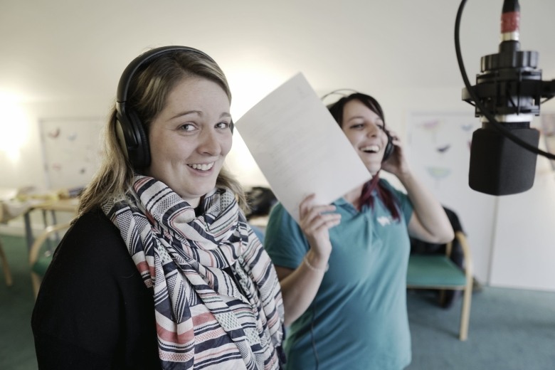 CHSW choir recording song Harbour Walls