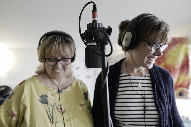 CHSW choir recording song Harbour Walls