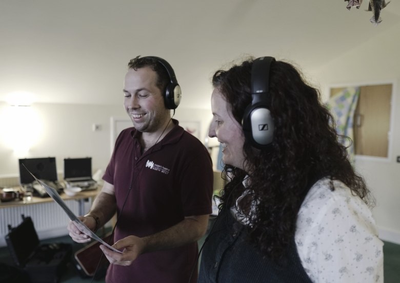 CHSW choir recording song Harbour Walls