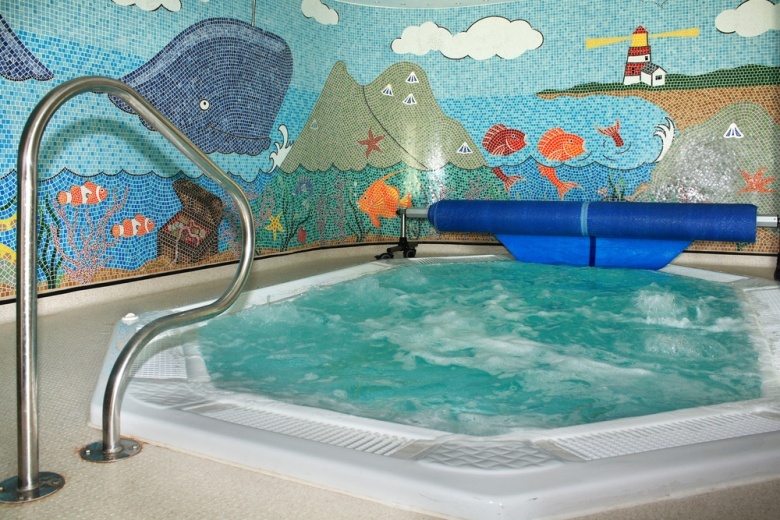 Hydrotherapy pool at Charlton Farm, Bristol