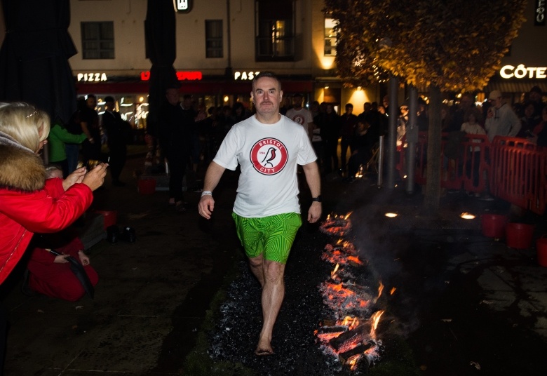 CHSW firewalker - walking on hot coals