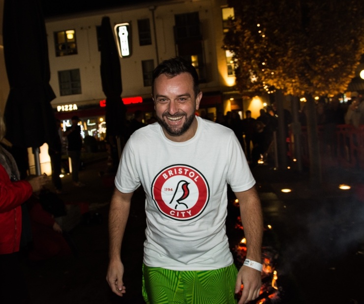 CHSW Firewalk event participant smiling