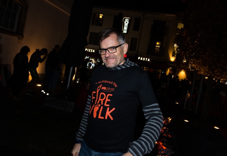 CHSW Firewalk event participant