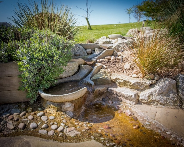 Ebb and flow garden at Little Harbour