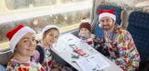 Family at Santas on the Train thumbnail