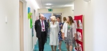 Her Majesty the Queen (formerly HRH The Duchess of Cornwall) touring the Little Harbour hospice thumbnail