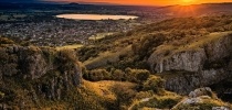 Cheddar Gorge at sunset thumbnail