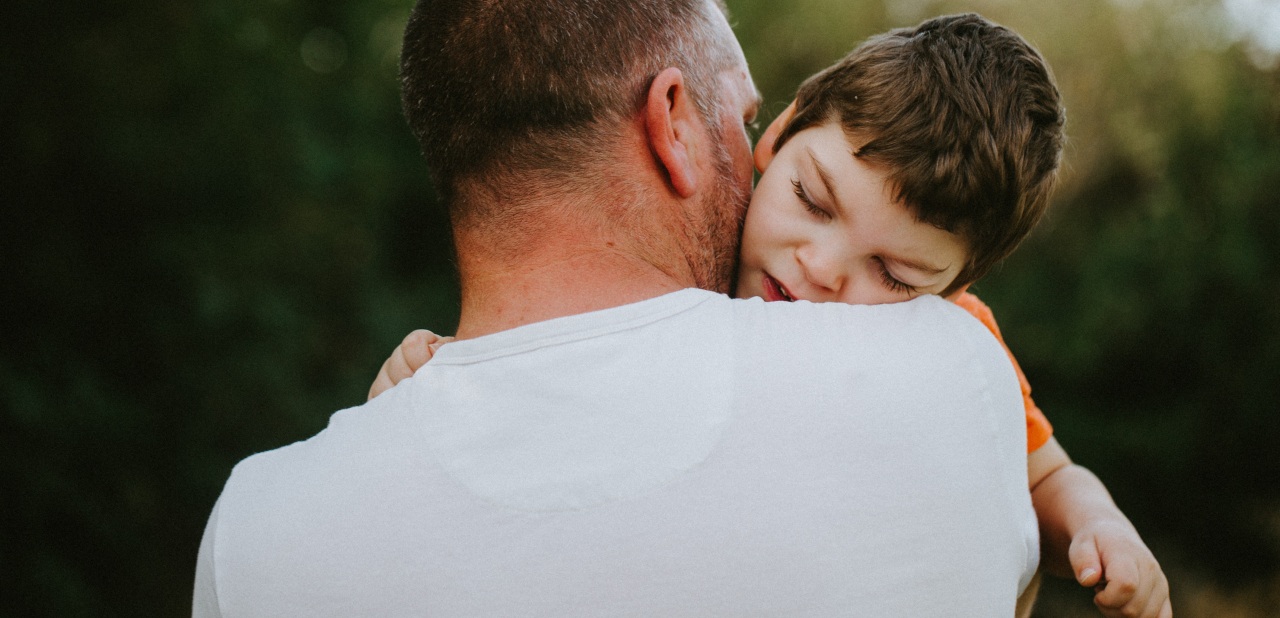 Father and son homepage hero