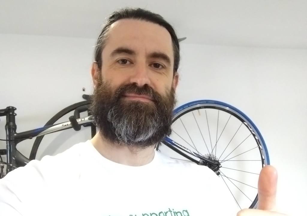 Man with a bike