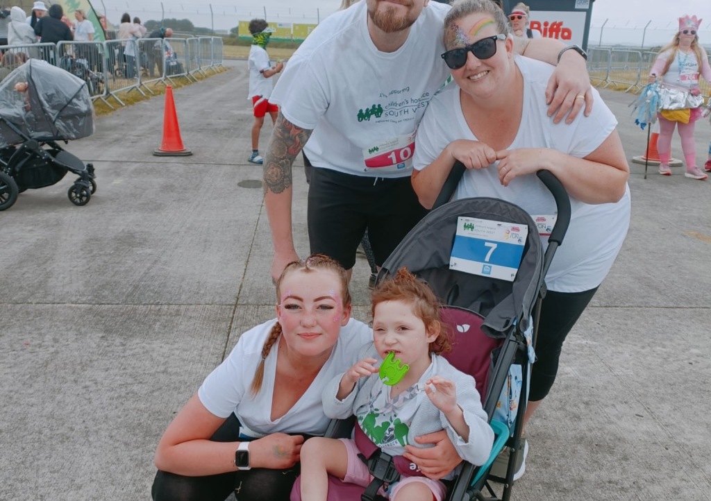 Family at Rainbow Run