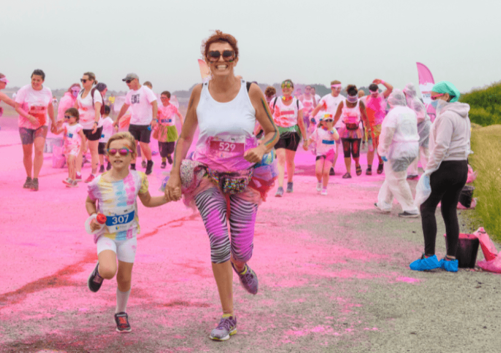 Rainbow Run Cornwall 2025 at RAF St Mawgan