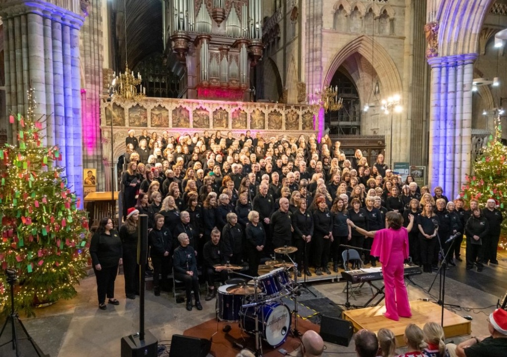 La La Choir concert at Exeter Cathedral