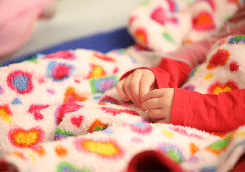 Child's hands