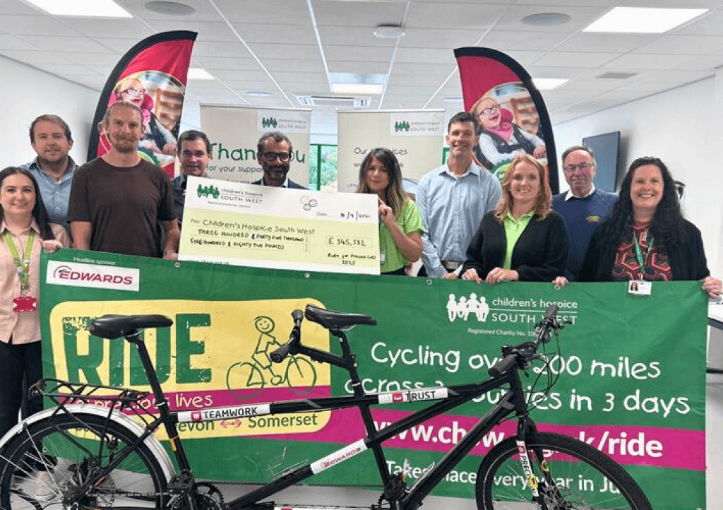 Edwards cheque presentation